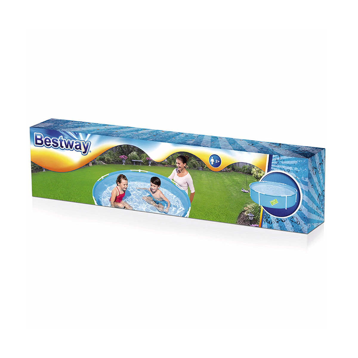 Basseng Avtagbart Bestway 152 x 38 cm 152 x 152 x 38 cm